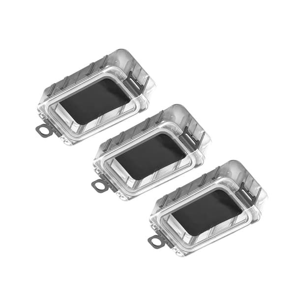 Magnetisk nattlysboks, forseglet for regn, 3 stk