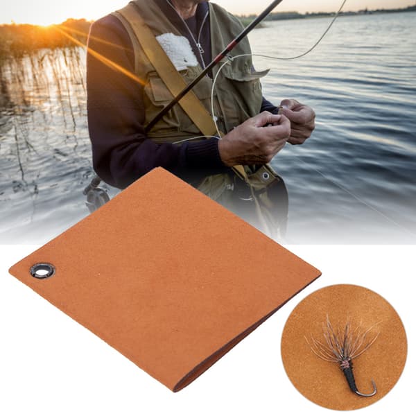 2 STK Fiskeklut, Polyester, Bærbar, Absorberende, Hurtigtørkende, for Line og Agn.
