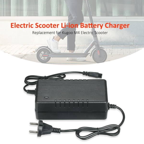 Batterilader for elektrisk sparkesykkel 54.6V 2A Li-ion hurtigladeadapter for Kugoo M4