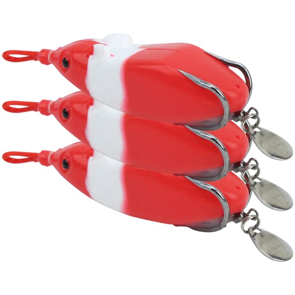 3 st mjuka simulerade ormhuvudbeten med paljetter för fiske #4