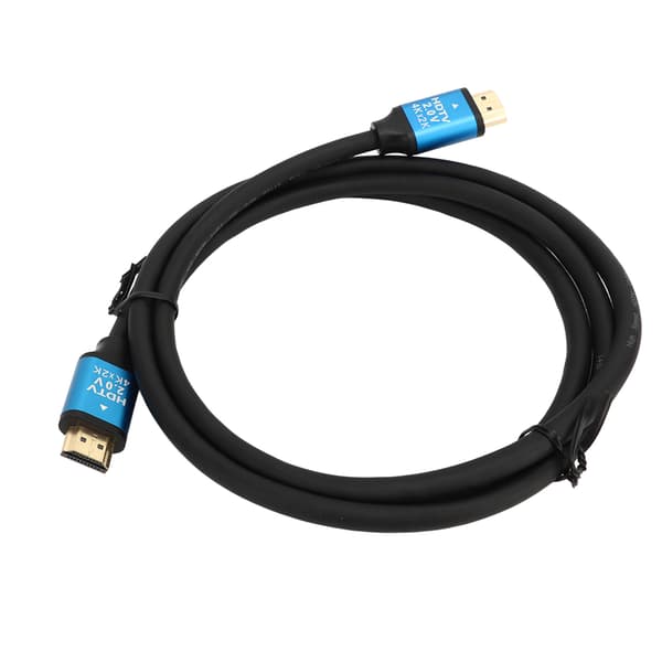 4K HD multimediegrensesnittkabel 5m PVC aluminiumslegering for TV PC bærbar PC blå