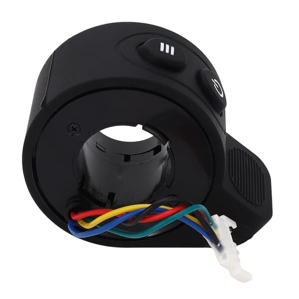 Fingertrigger til el-løbehjul, reservedel, ABS-materiale med konvekse striber, sort.