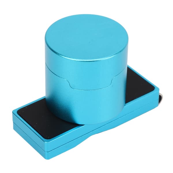 Magnetisk Billard Kridtholder, Aluminiumslegering med Fast Klips, Bærbart Snooker Tilbehør, Blå