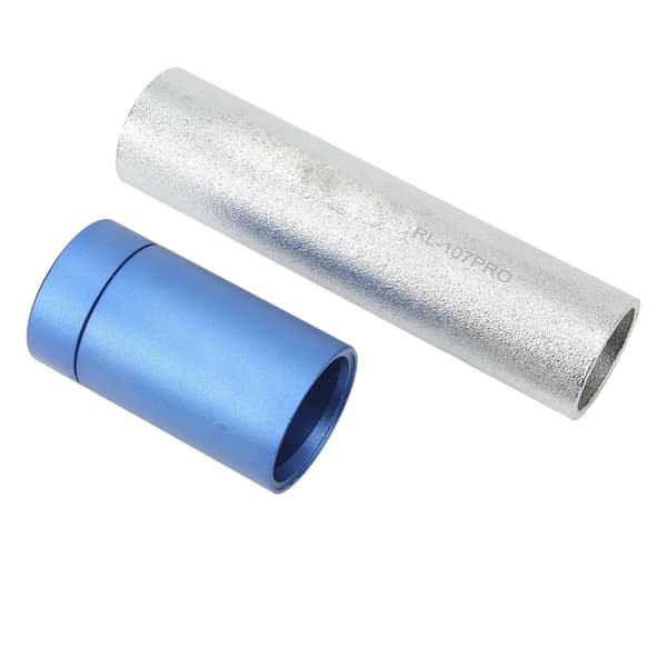 Cykelgaffelinstallationssats med silver- och blått aluminiumlegeringsmaterial