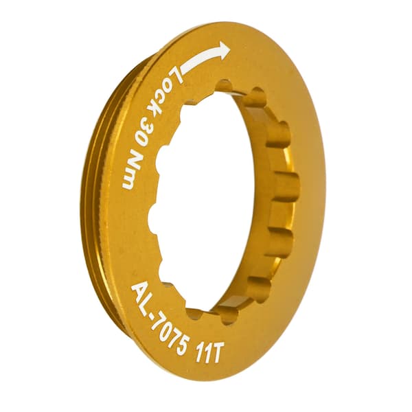 Kassettelåsring i aluminiumslegering til mountainbike-cykeldele, guld