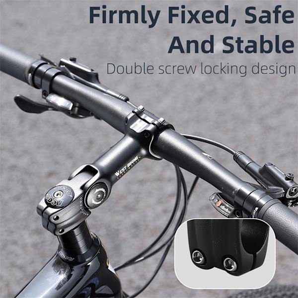 Justerbar Cykelstyrnav, 60° Vinkel, Aluminiumslegering, Riser Adapter