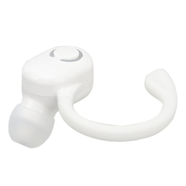 Bluetooth 5.2 Headset med Brusreducering och Mikrofon, Lättvikt för Förare, Kontorsanvändning, Vit