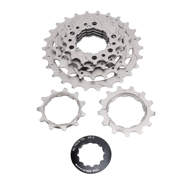 6-girs kassett for Brompton sykkelstyre, rustfritt stål og aluminiumslegering