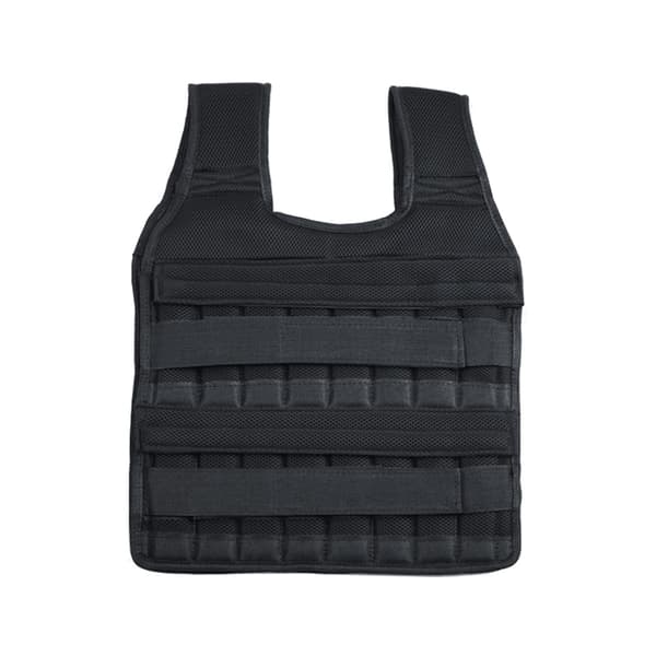 Justerbar 5 kg vektvest med stålplater for trening, løping og styrke