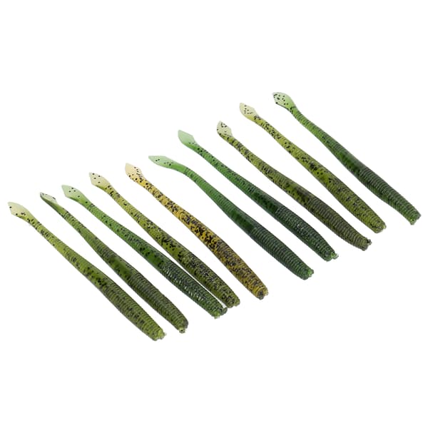 4-sett myk silikon kunstig ormeformet agn 10 cm 3,9 tommer for fiske