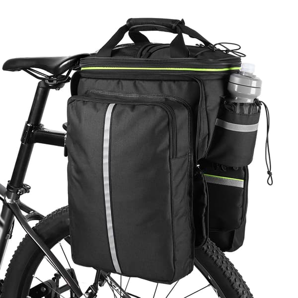West Biking Sykkelveske, 35L Kapasitet, Utvidbar, Sprutsikker med Refleksstriper