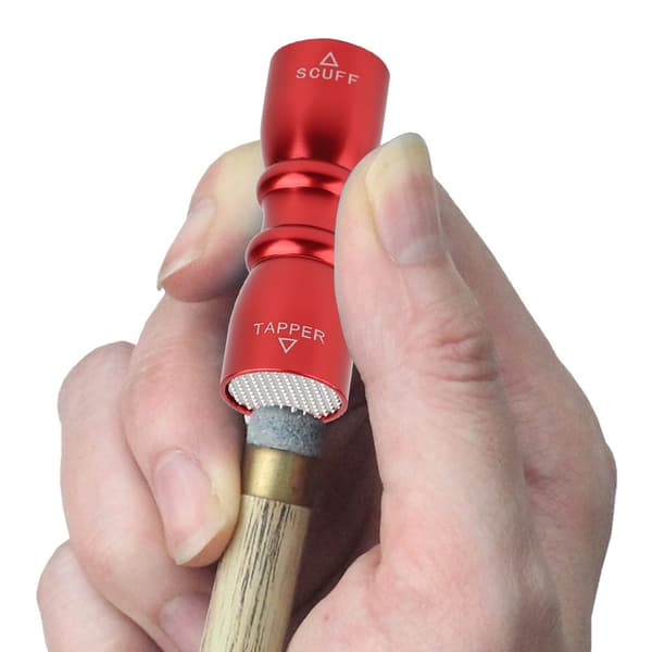 Bærbar værktøj til billardkøspids Mini Shaper Reparation Scuffer Pick Tilbehør Rød