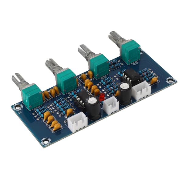Dual-Channel NE5532 Dual-Channel Preamp Tone Board med Bas/Mellem/Diskant Justering, DC12V-24V