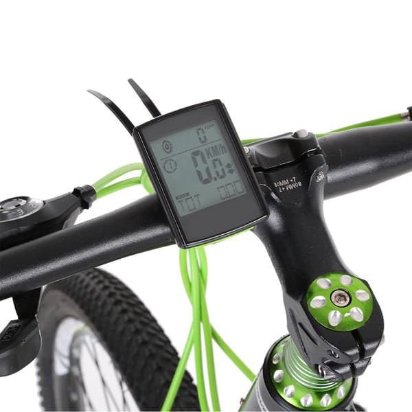 Lixada 3-i-1 Trådløs LCD Cykelcomputer med Pulsmåler og Kadencemåler, Vandafvisende