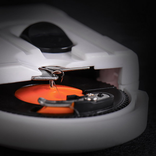 Elektrisk fiskekrogbindemaskine med ergonomisk og holdbart design, PC/ABS