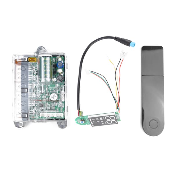 32-bit MCU elektrisk sparkesykkelkontroller hovedkort med dashbord og frontlykter, 36V 16A