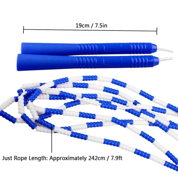 Justerbart hoppetau med PVC-perler for trening og barn - 280 cm