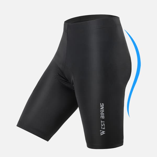 Sommer Cykelshorts, Elastiske, Åndbare, med Stødabsorberende Polstring til Udendørs Cykling