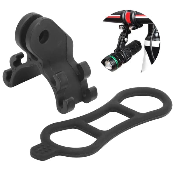 Justerbart cykelficklampsfäste med GoPro-styrfästesgränssnitt