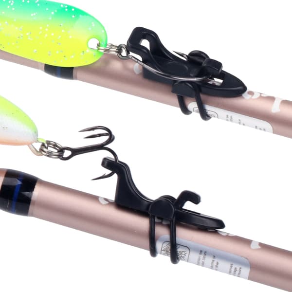 Set med 10 fiskespöhållare med O-ring i gummi - Slitstark ABS