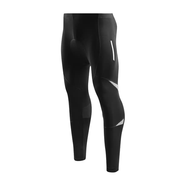 Cykelbukser til mænd med gelpolstring og reflekterende elementer - Leggings til udendørs cykling