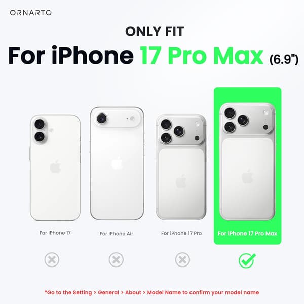 Fodral för iPhone 17 Pro Max (6,9\") - Halkfritt flytande silikon, fullt stötsäkert skydd - Rosa