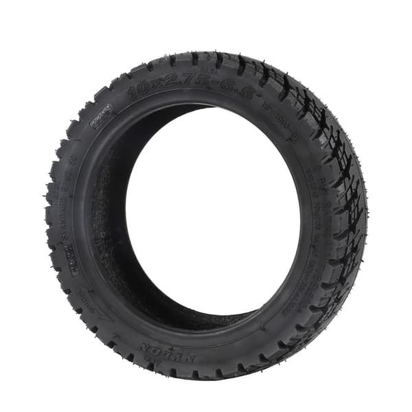 Slanglöst däck 10x2.75-6.5 Terrängersättningsdäck för elscooter med ventil