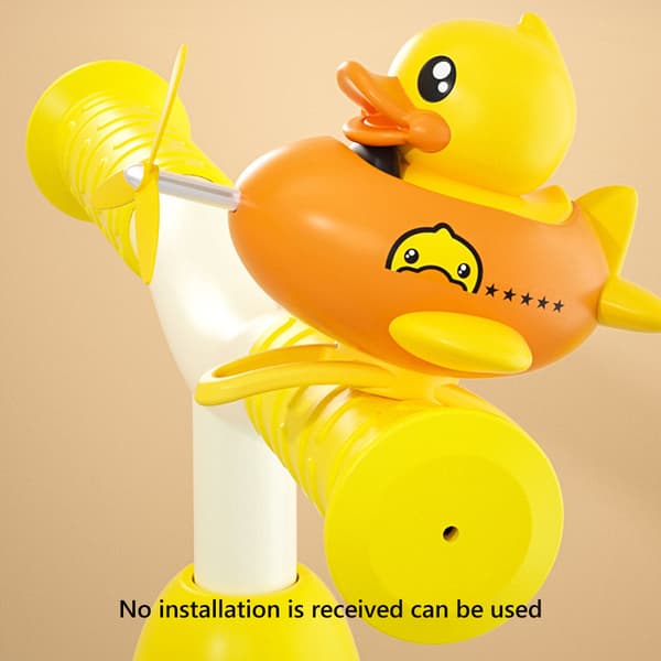 Gul Ankleksak Dekoration Panel Bilprydnader PVC med Propeller och Lampor