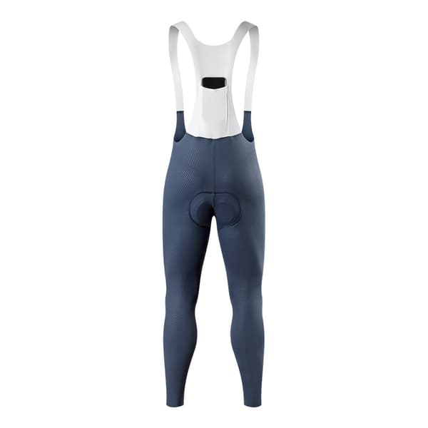 Vadderade andningsbara cykelshorts för män med hängslen och bakficka