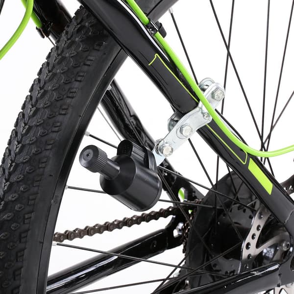 Cykel Dynamo Lygtesæt, For- og Baglygter, Batterier Ikke Inkluderet, Sort