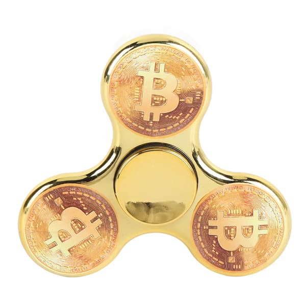 ABS Fingerspids Spinner med Sensorisk Elektrode, Anti-Stress, Stabilt Spindelegetøj, Guld