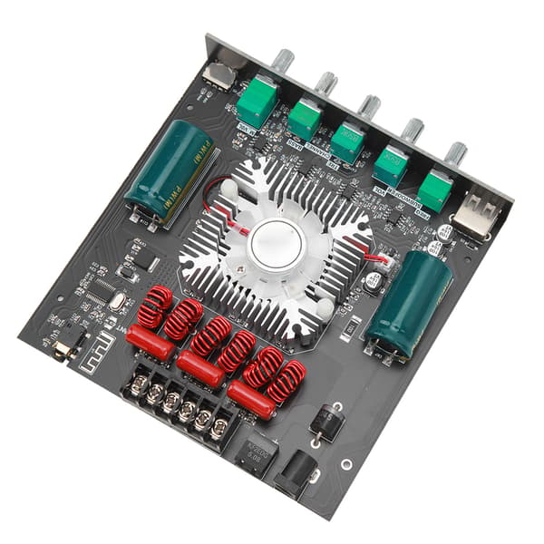 Bluetooth 2.1-kanals effektforsterkerkort TDA7498E Bass- og diskantkontroll 160Wx2+220W
