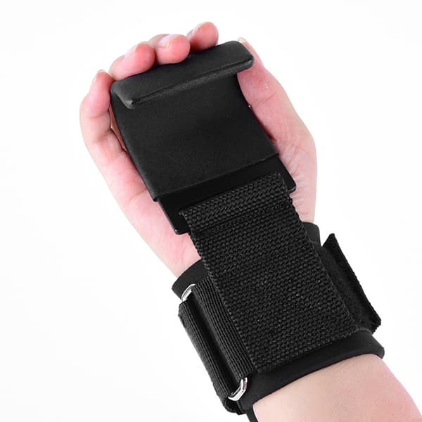 Handledsband med krokar för tyngdlyftning, handledsstöd för män och kvinnor.