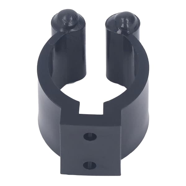 20 bærbare poolkø-clips, rackholder, praktisk clip i sort plast, 23 mm