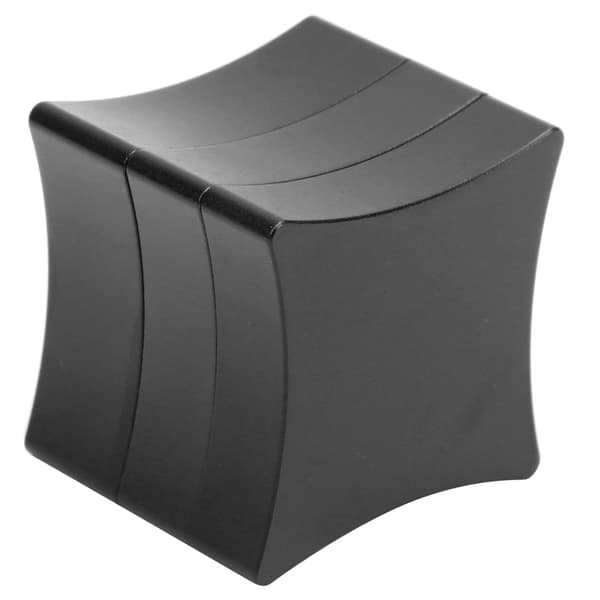 Aluminium kridtholder med klips og billardtilbehør - 3 cm/1,2 tommer, let og holdbar, sort