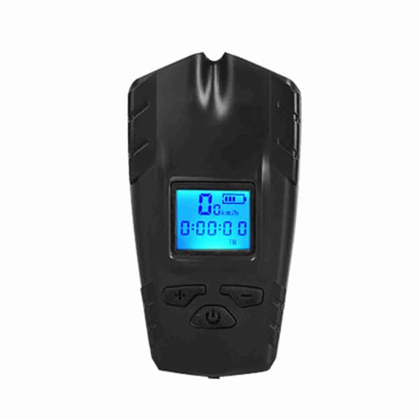 Sykkellys med horn, vanntett, 2000mAh, med batteridisplay, IP6