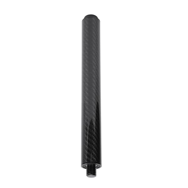 Biljardköförlängare 25,4 cm kolfiber med plugg för att öka längd och vikt
