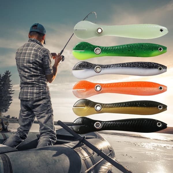 5 stycken 10 cm 6 g mjuka fiskedrag Bionisk Loach-bete Simdrag för bas och öring