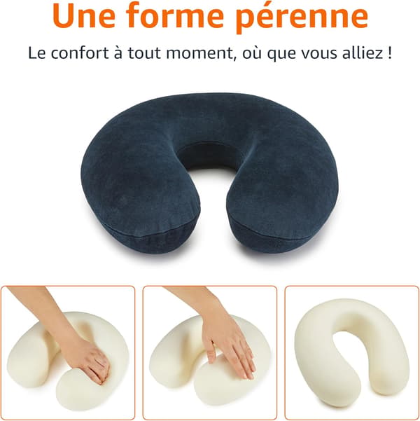 U-formet memoryskum-pude, velegnet til hjemmet, kontoret og rejser, 28*28*9 cm