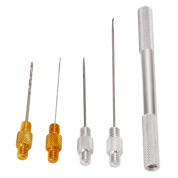 Fiskedrag Nålsats, Robust Aluminiumlegering, Bärbar, Halkfri, Rostfri