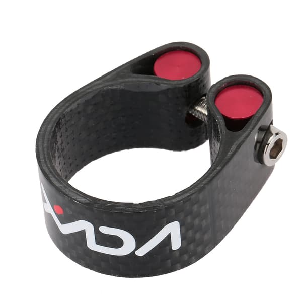 Lätt kolfiber slipad sadelstolpsklämma 30,2 mm 34,9 mm cykeltillbehör