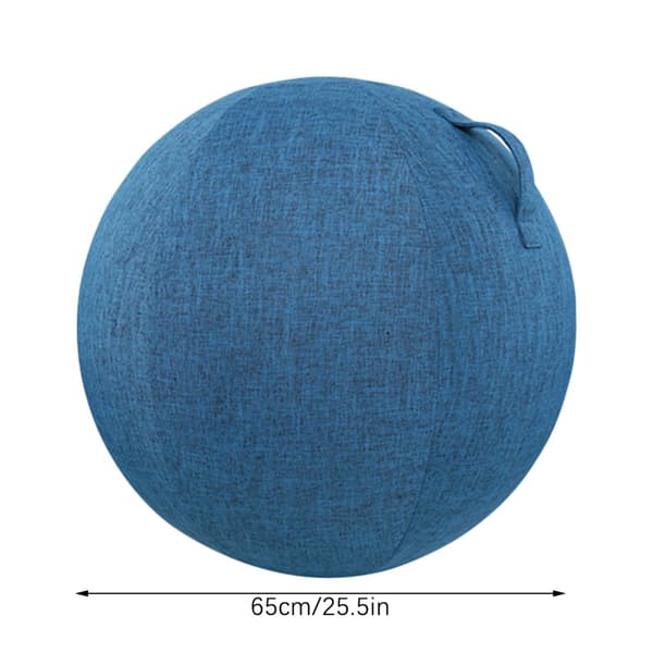 Skyddsfodral för yogaboll, bomull och linne, 55/65/75cm, halkfritt, lätt att bära.