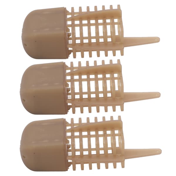 3 stk. fastpunkt paringsbur for karpefiske 90g agnmater ABS+jern