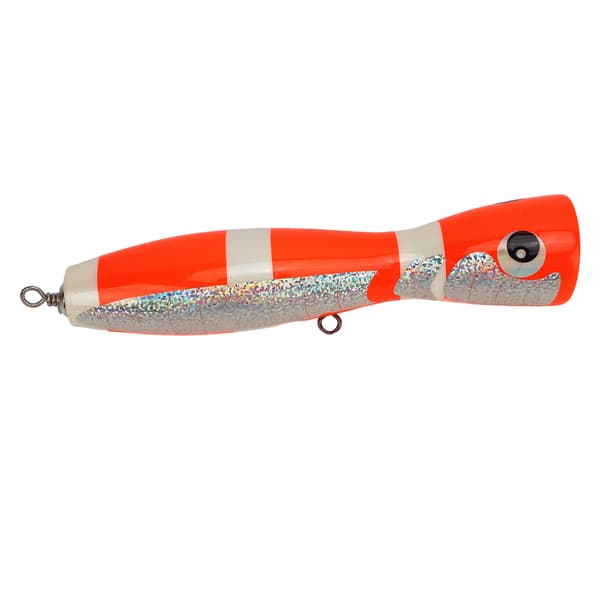 Toppvatten reflekterande lindfiskedrag för abborre, tonfisk, krabba, öring, orange