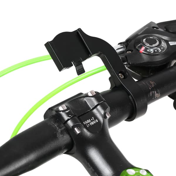 Justerbar cykelcomputerholder til 23-28 mm styr, let og holdbart ABS-materiale