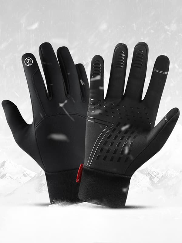 Vandtætte Vindtætte Touchscreen Skridsikre Unisex Vinter Cykelhandsker