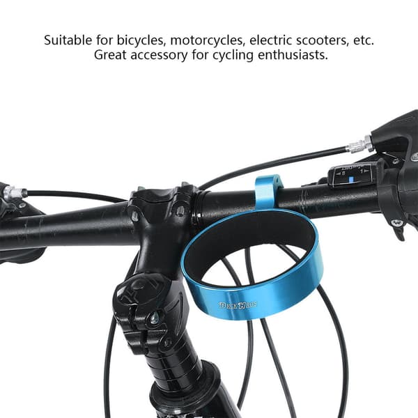 Cykelmuggshållare i aluminiumlegering, cykeltillbehör, blå, robust och hållbar