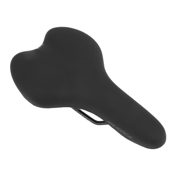 Komfortabel, blød, slidstærk, ergonomisk designet, vandtæt sort cykelsadel.