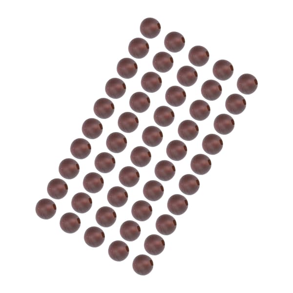 50 stk. bløde karpefiskekugler 6 mm diameter brune karpefisketilbehør