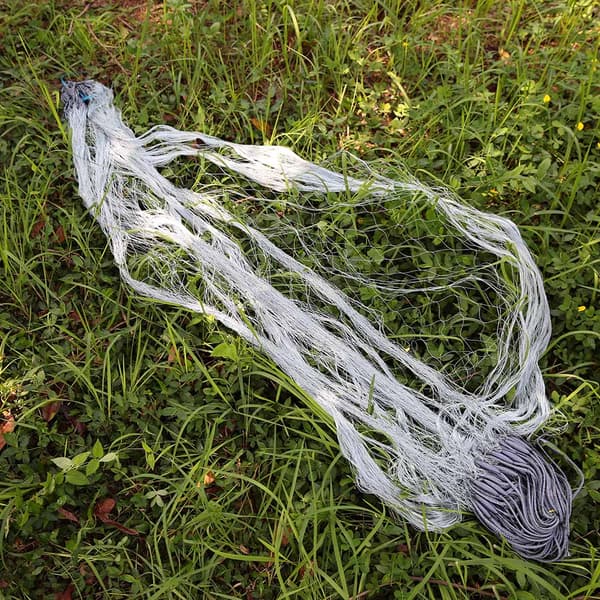 Multifilament garn, 3 lager, 1,8x30m, 50mm maskstorlek, för fiske